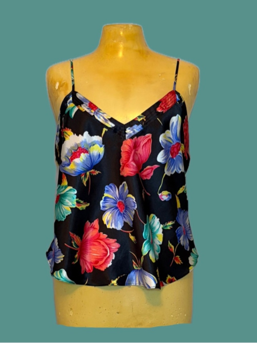 🖤💐Vintage Bold Floral Cami Tank Top💐🖤